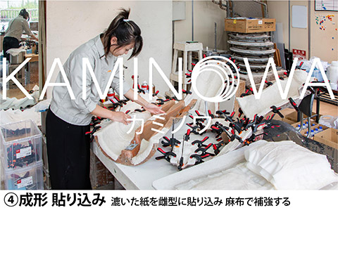 紙製マネキン製作工程４
